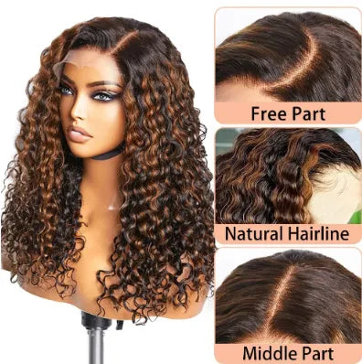 Lace Front Curly Synthetic Wig