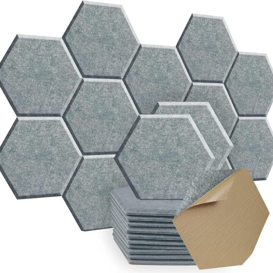 Hexagonal grille acoustic panel