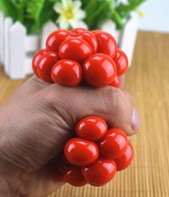 Squishy Grape Stress Relief Toy for Fun and Relaxation