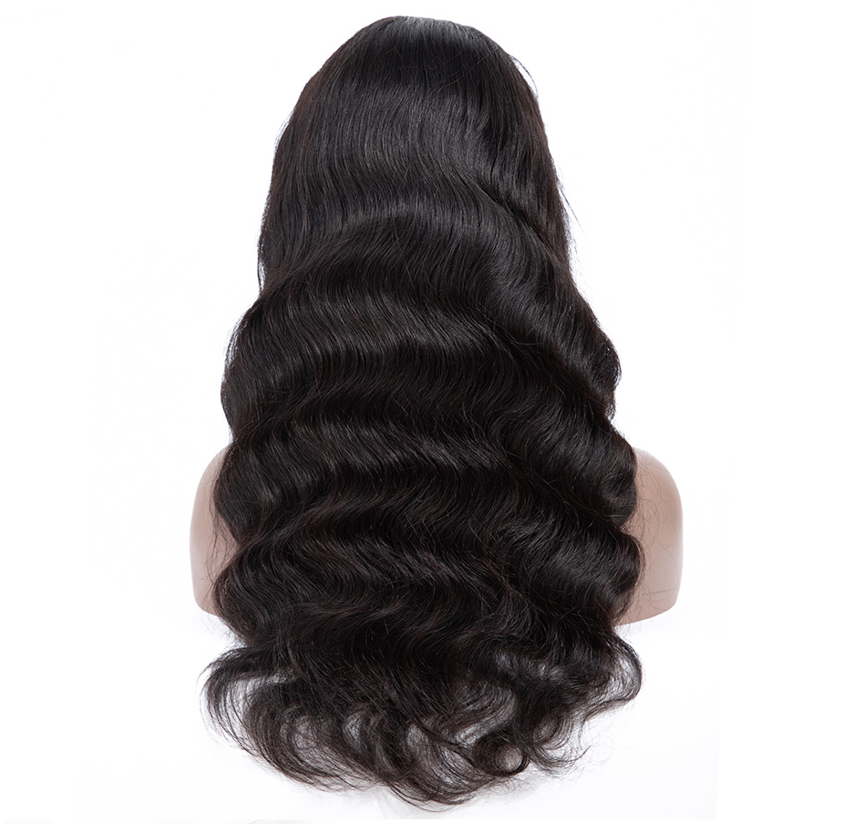 Long Wavy Black Lace Front Synthetic Wig