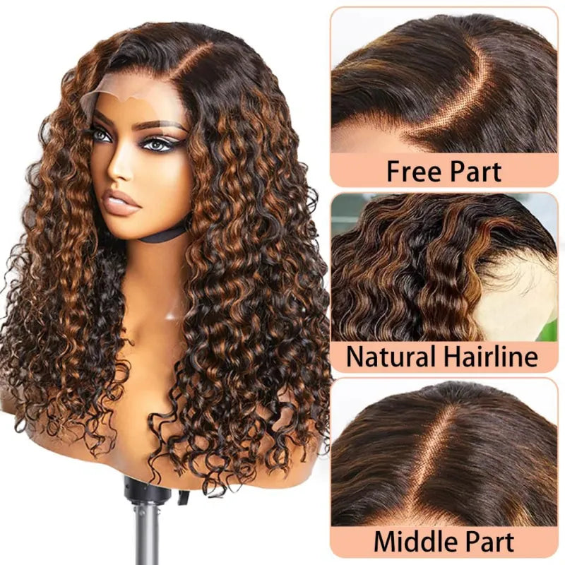 Lace Front Curly Synthetic Wig