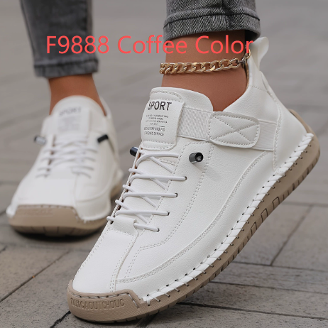 Handmade Stitched Unisex Flat Shoes Casual Martin Boots