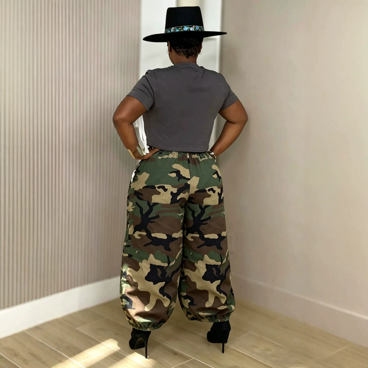 Camouflage Lantern sweat pants