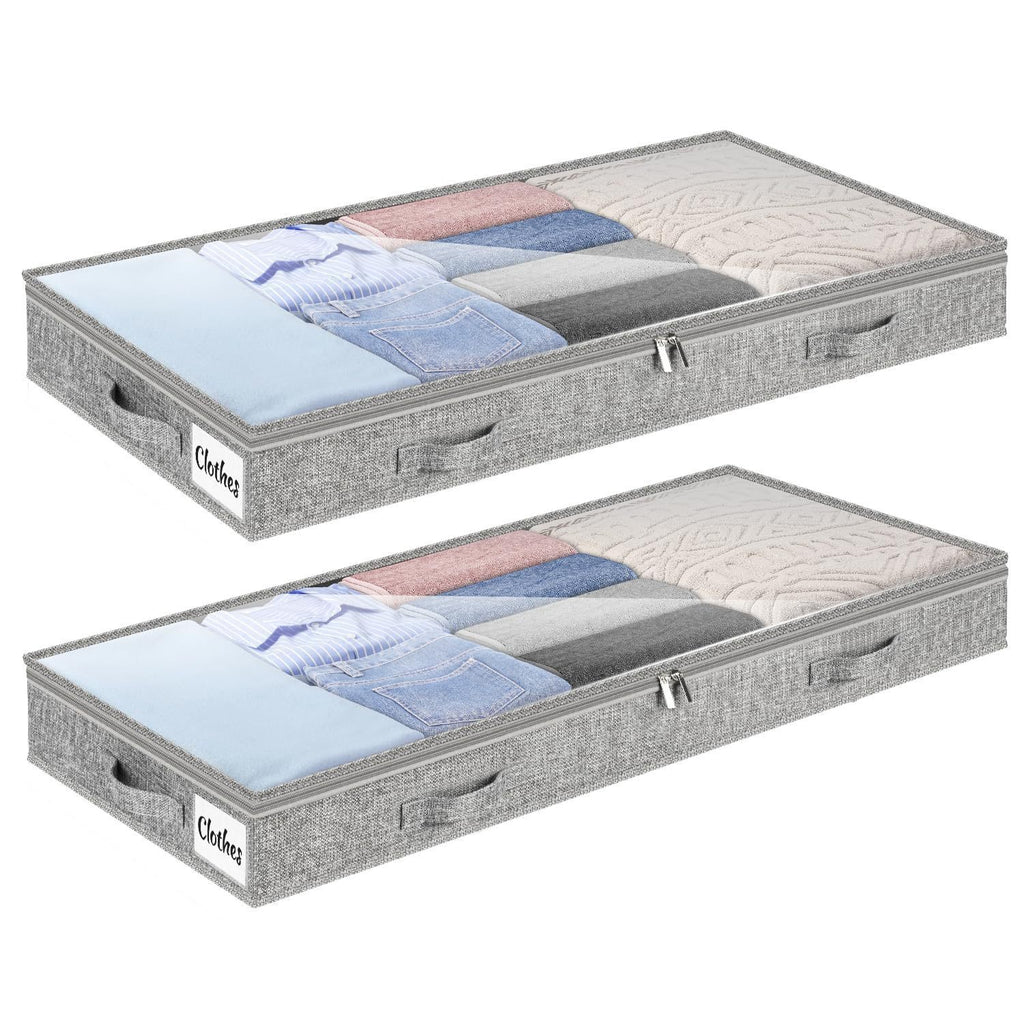 Under Bed Storage Drawer with Transparent Lid