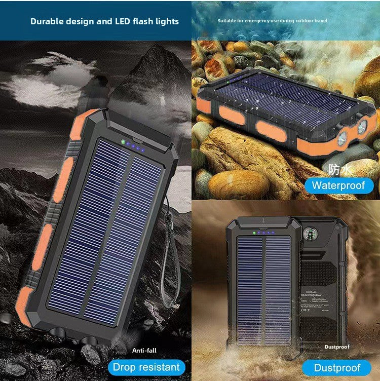 Outdoor waterproof solar charging device