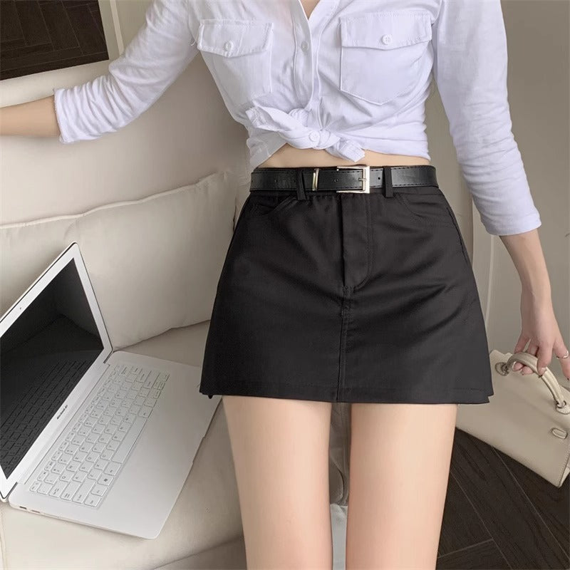 Womens Flared Short Skirt