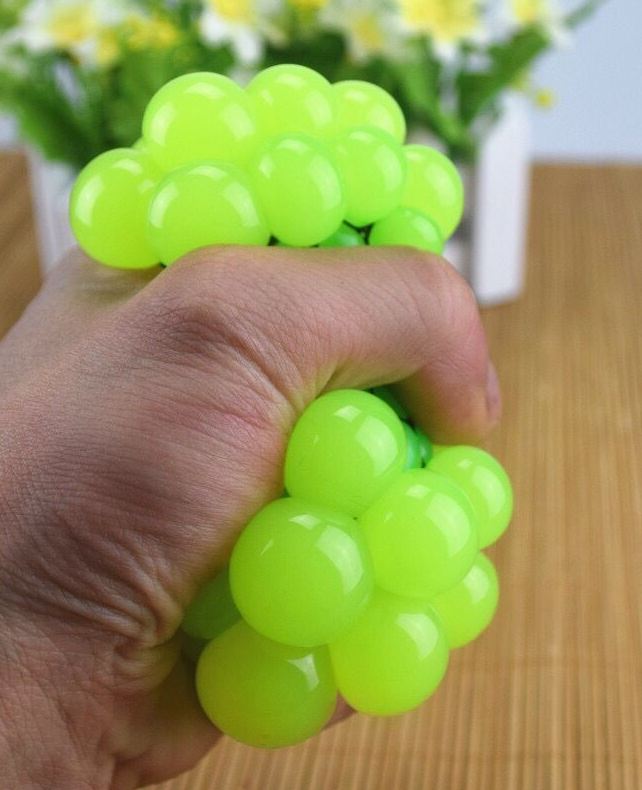Squishy Grape Stress Relief Toy for Fun and Relaxation