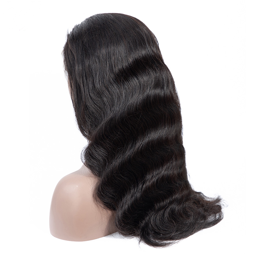 Long Wavy Black Lace Front Synthetic Wig