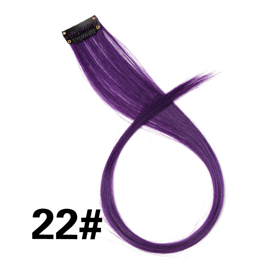 Gradient Color Hair Extensions - Synthetic clip in Pieces
