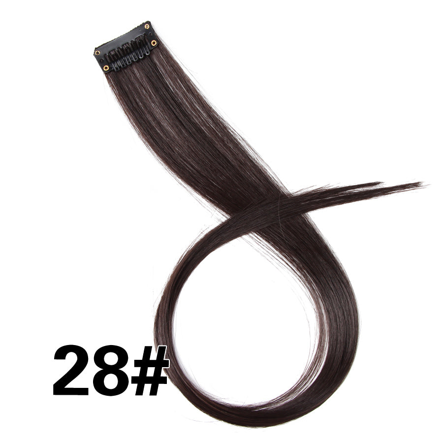 Gradient Color Hair Extensions - Synthetic clip in Pieces