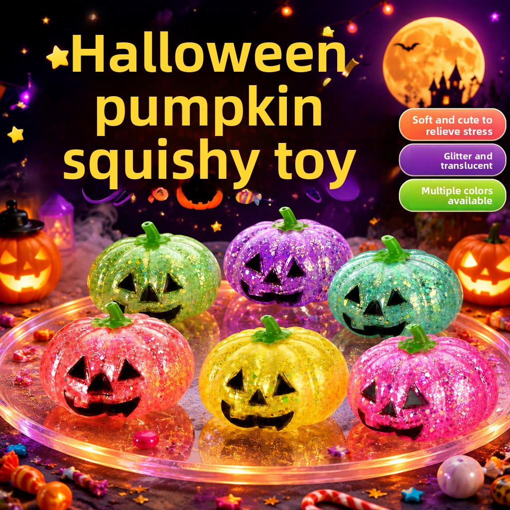 Halloween Pumpkin squishy toy