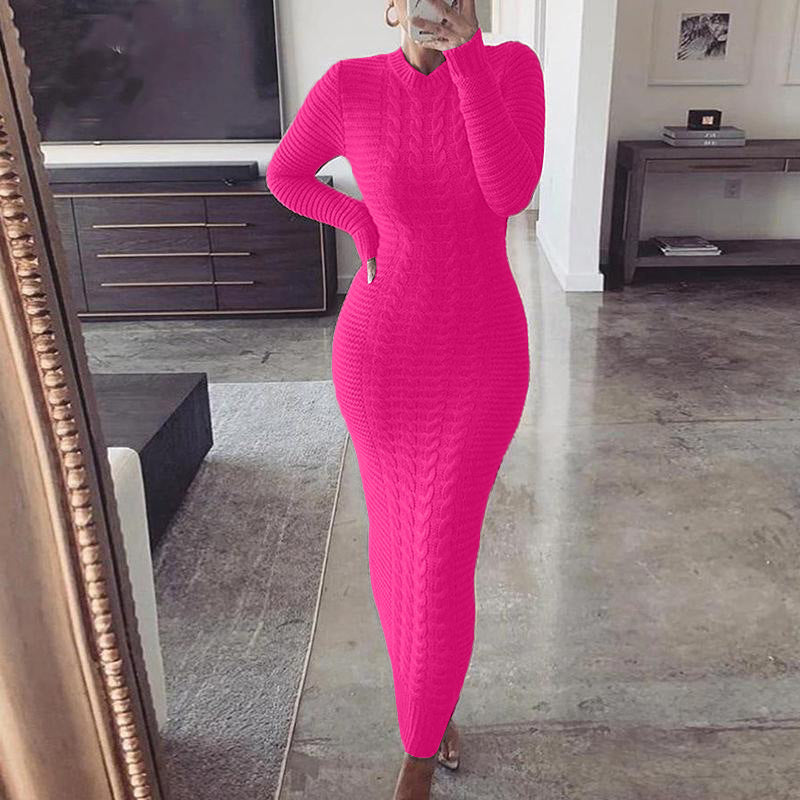 Long Sleeve Knit Dress