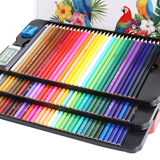 Water Soluble Oil Based Colored Pencils Art Drawing