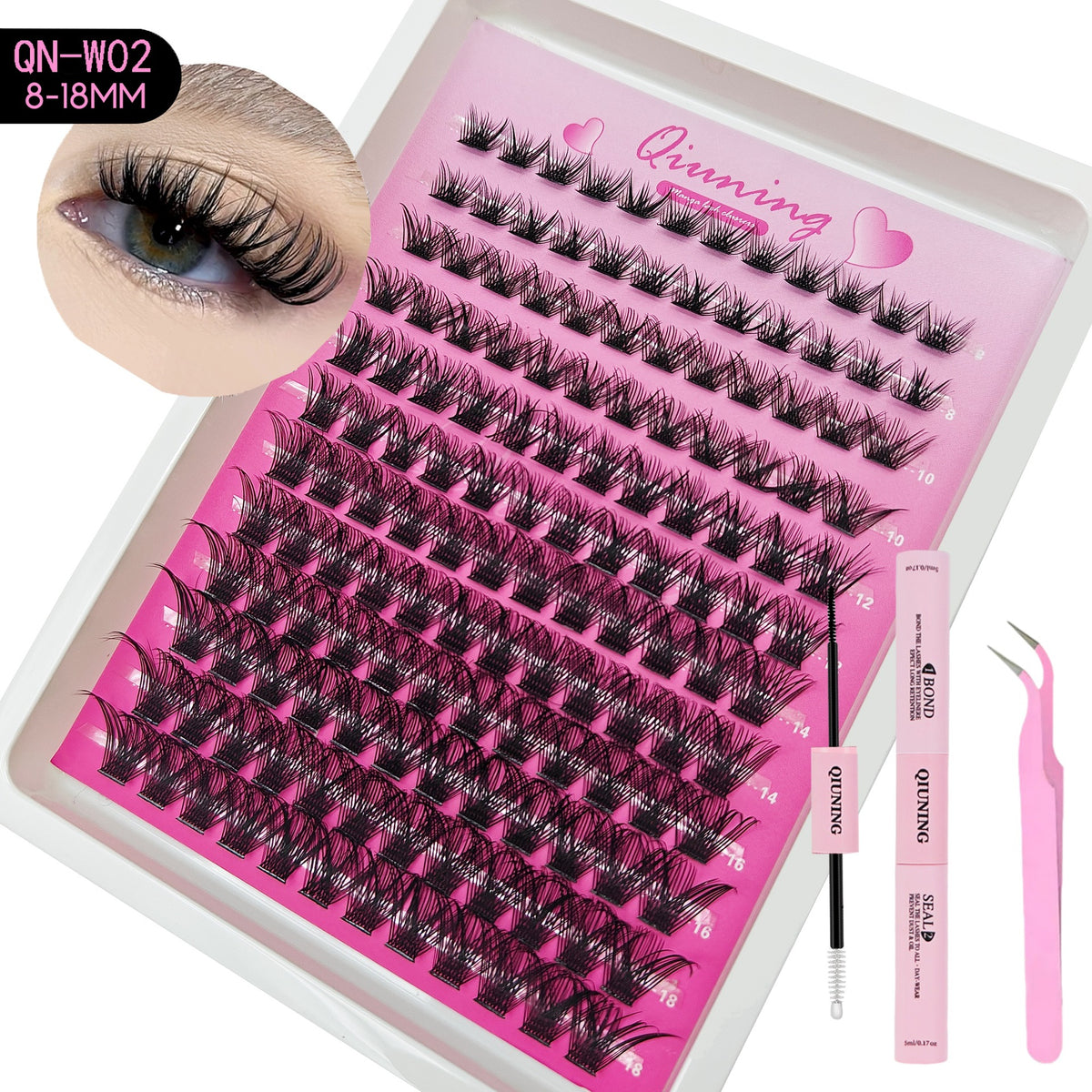 Lash Clusters Kit False Eyelashes