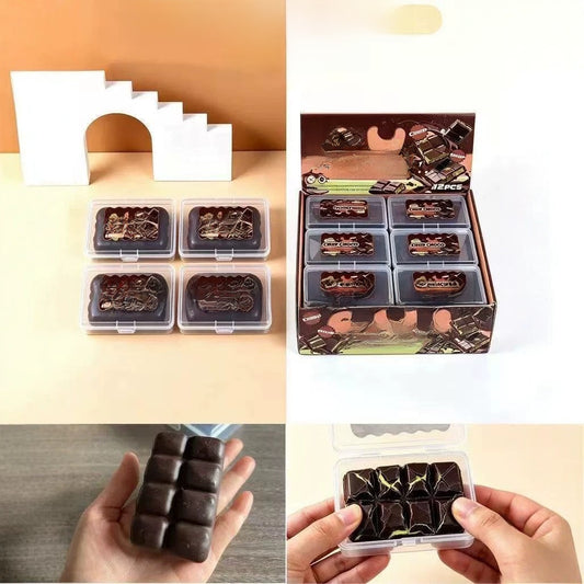 Chocolate Bar Soft Crunchy Squishy Toy for Stress Relief