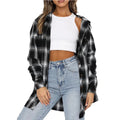 Loose Fit Plaid Flannel Shirt