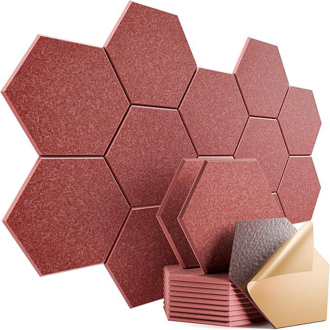 Hexagonal grille acoustic panel