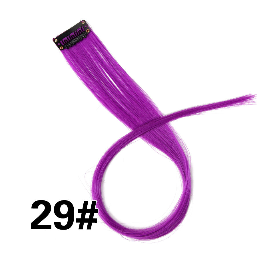 Gradient Color Hair Extensions - Synthetic clip in Pieces