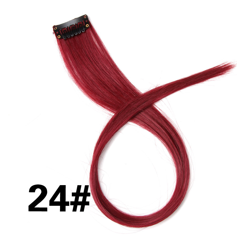 Gradient Color Hair Extensions - Synthetic clip in Pieces