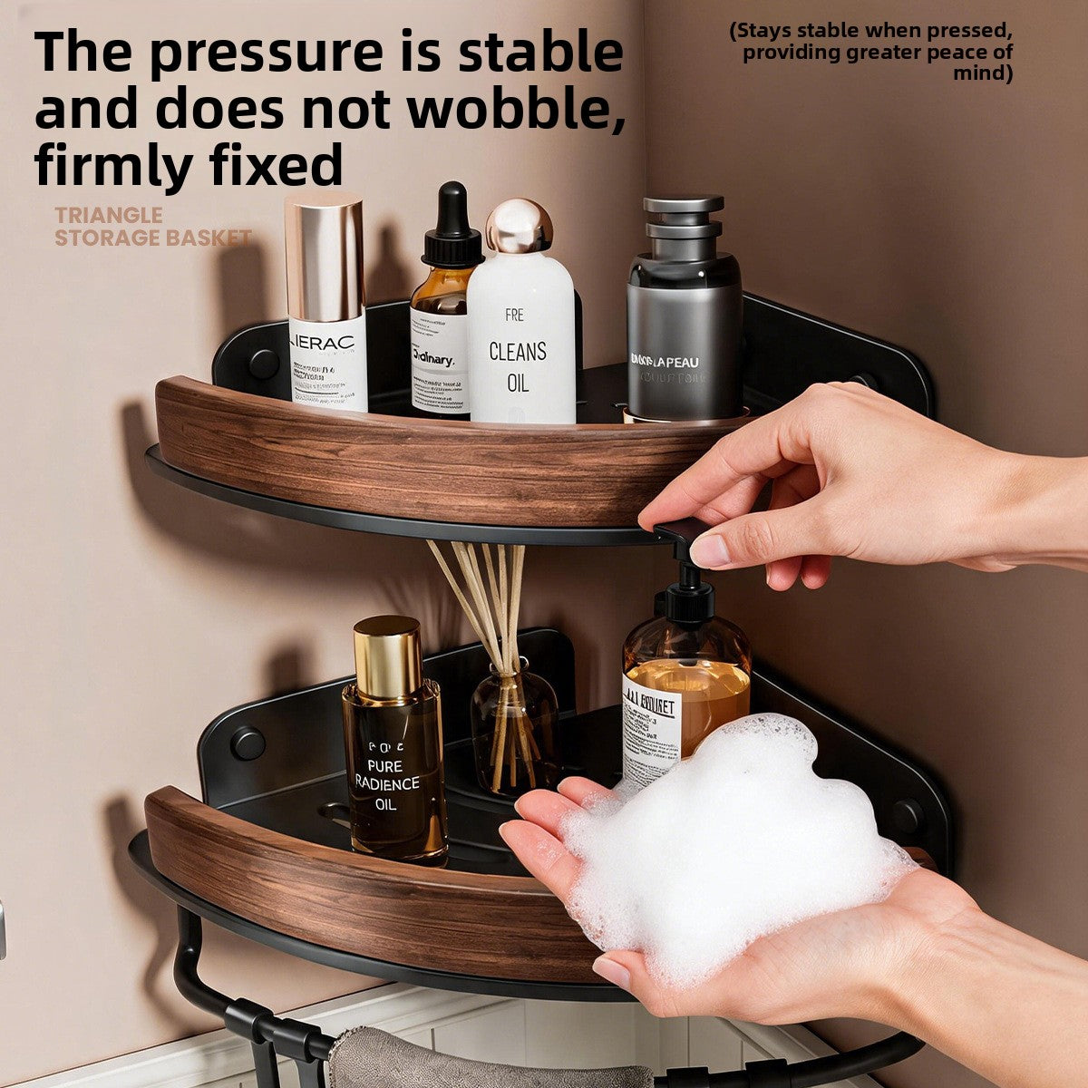 Bathroom Corner Storage Rack Shower Organizer