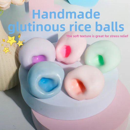 Glutinous Rice Ball Squishy Fun