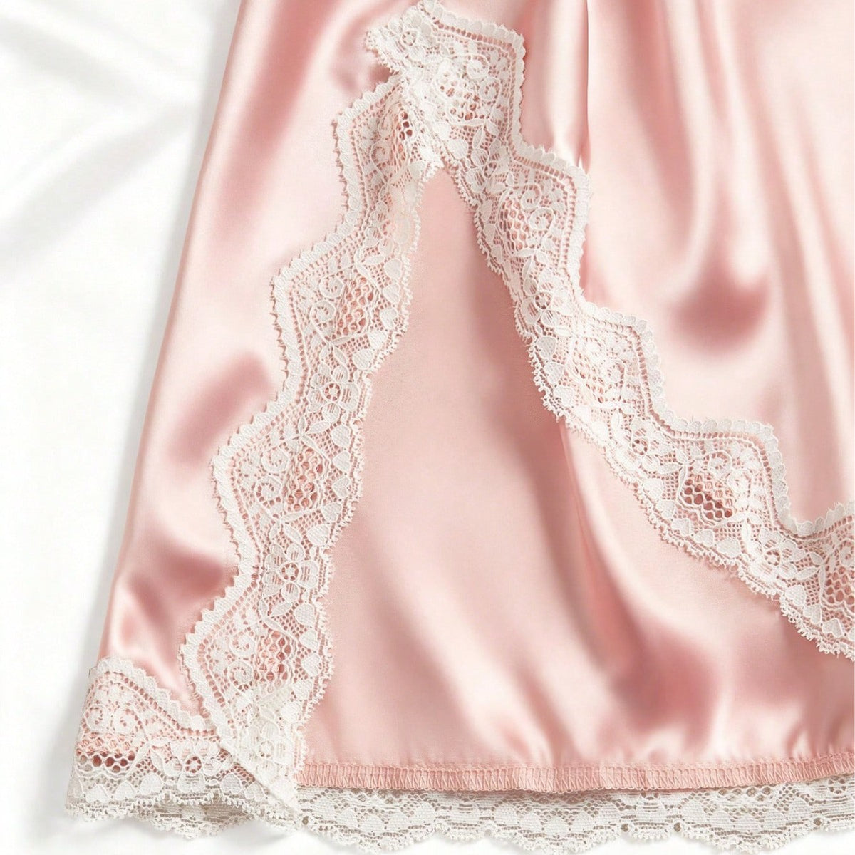 Lace Trim Camisole Nightgown