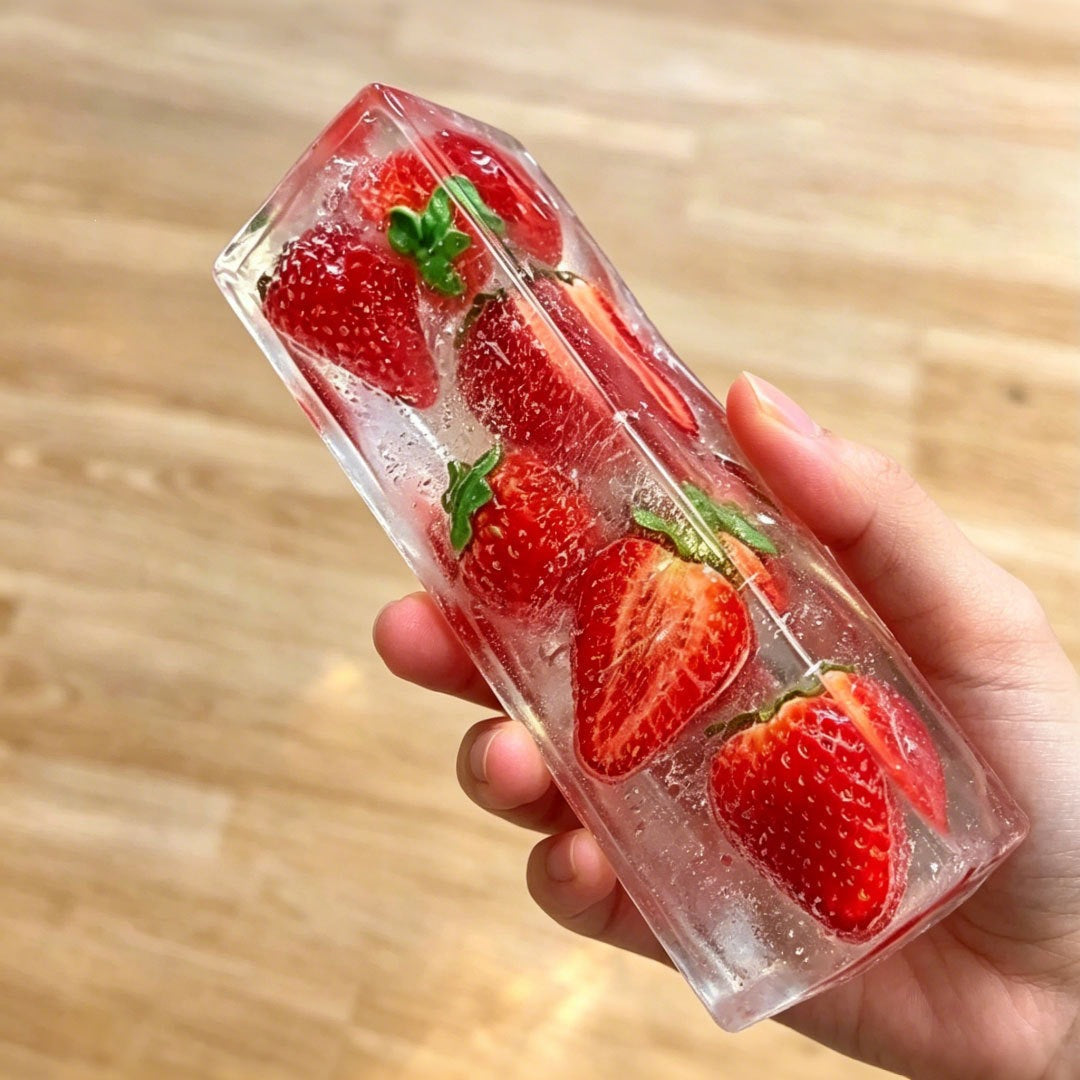 Handmade Fruit Ice Cube Squishy Stress Relief Toy