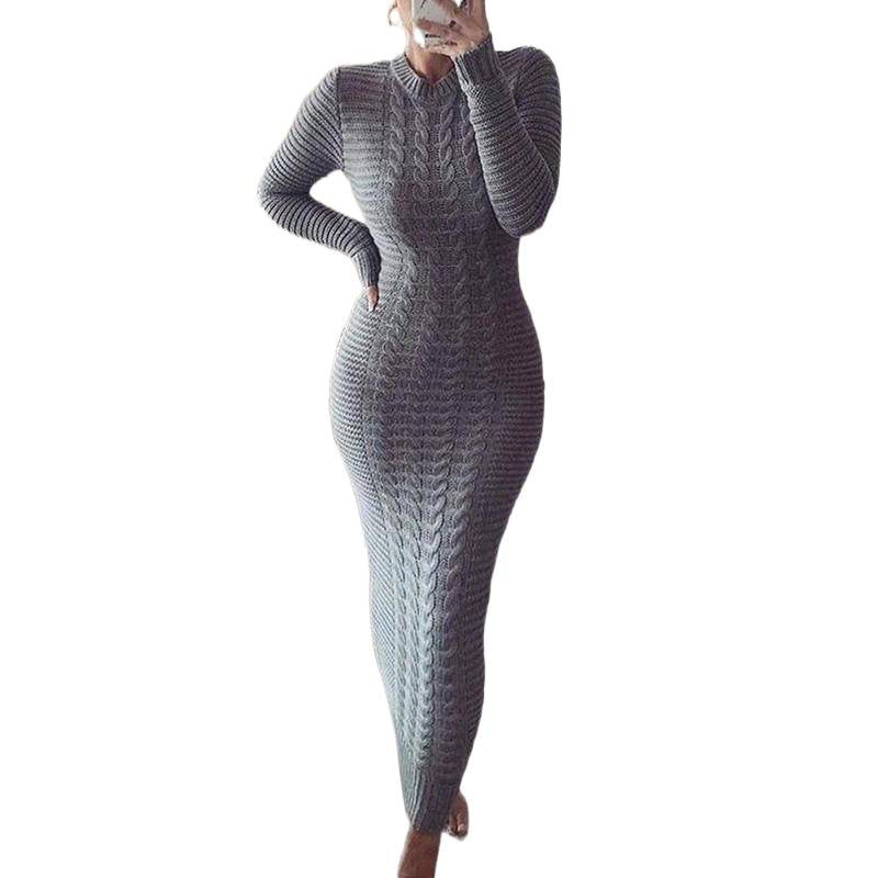 Long Sleeve Knit Dress