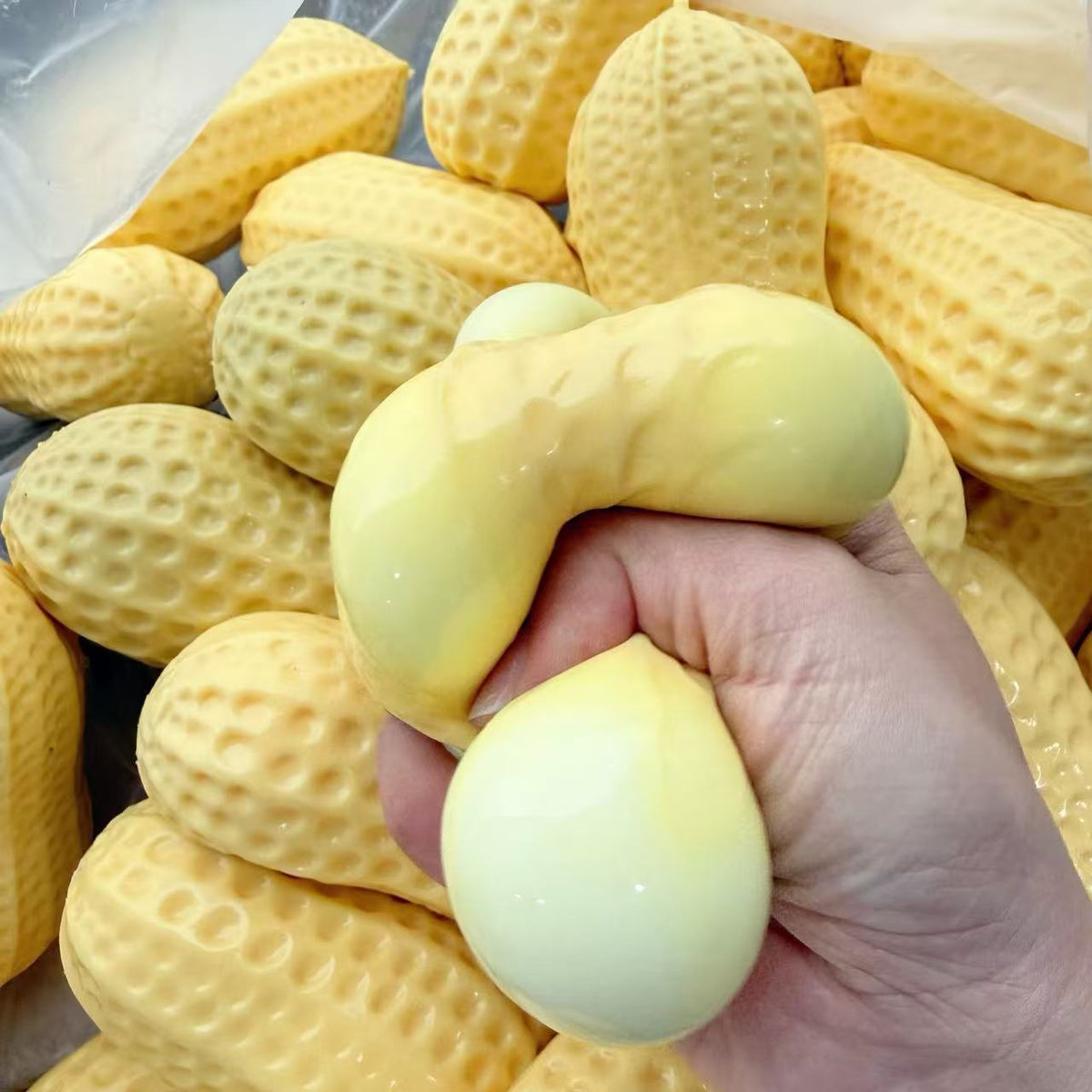 Moldable Peanut Squishy Stress Relief Toy