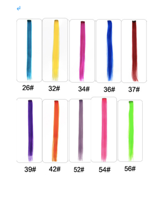 Gradient Color Hair Extensions - Synthetic clip in Pieces