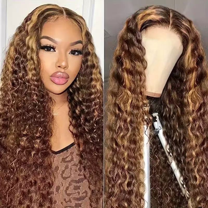 Front Lace Synthetic Curly Wig