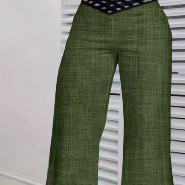 Women's High-Waisted Wide-Leg Casual Pants