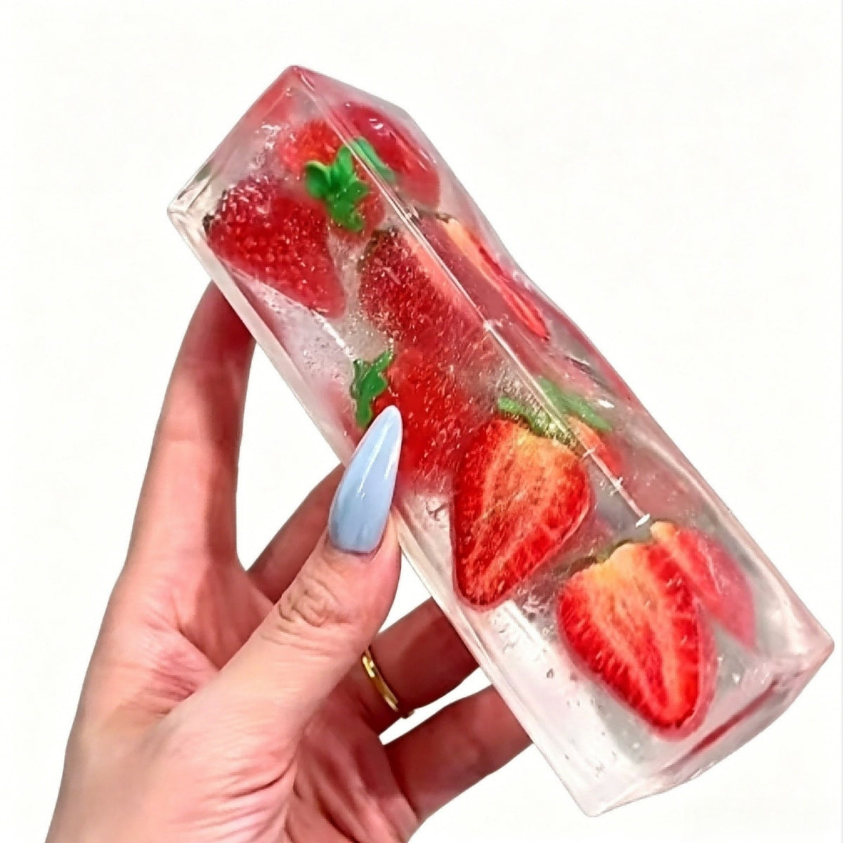 Handmade Fruit Ice Cube Squishy Stress Relief Toy