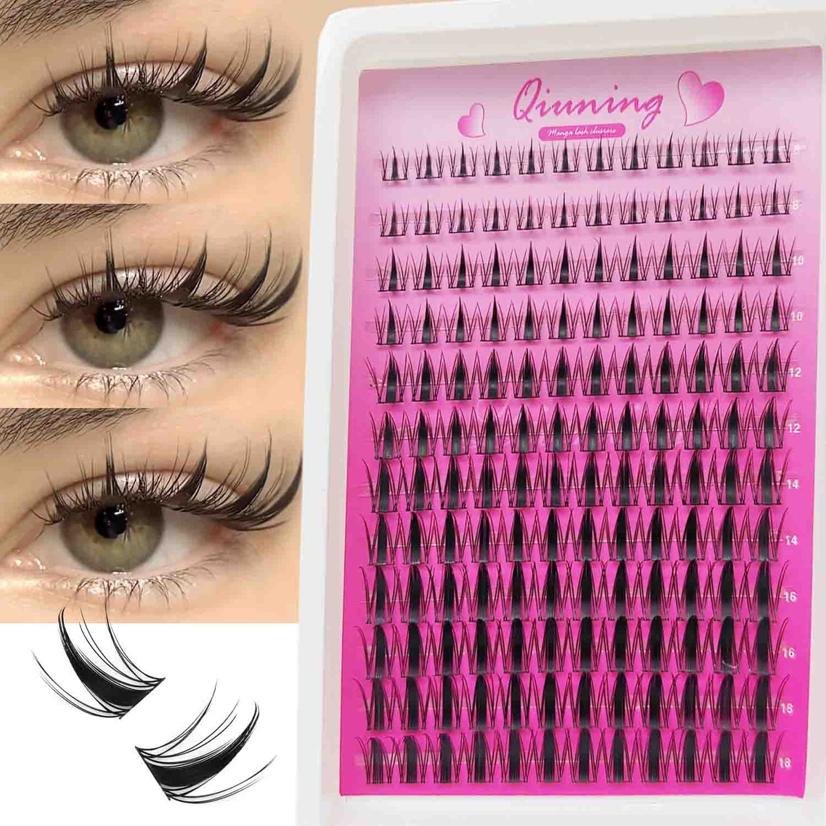 Lash Clusters Kit False Eyelashes