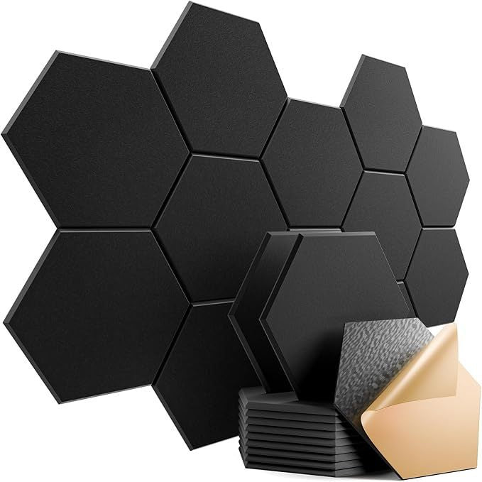 Hexagonal grille acoustic panel