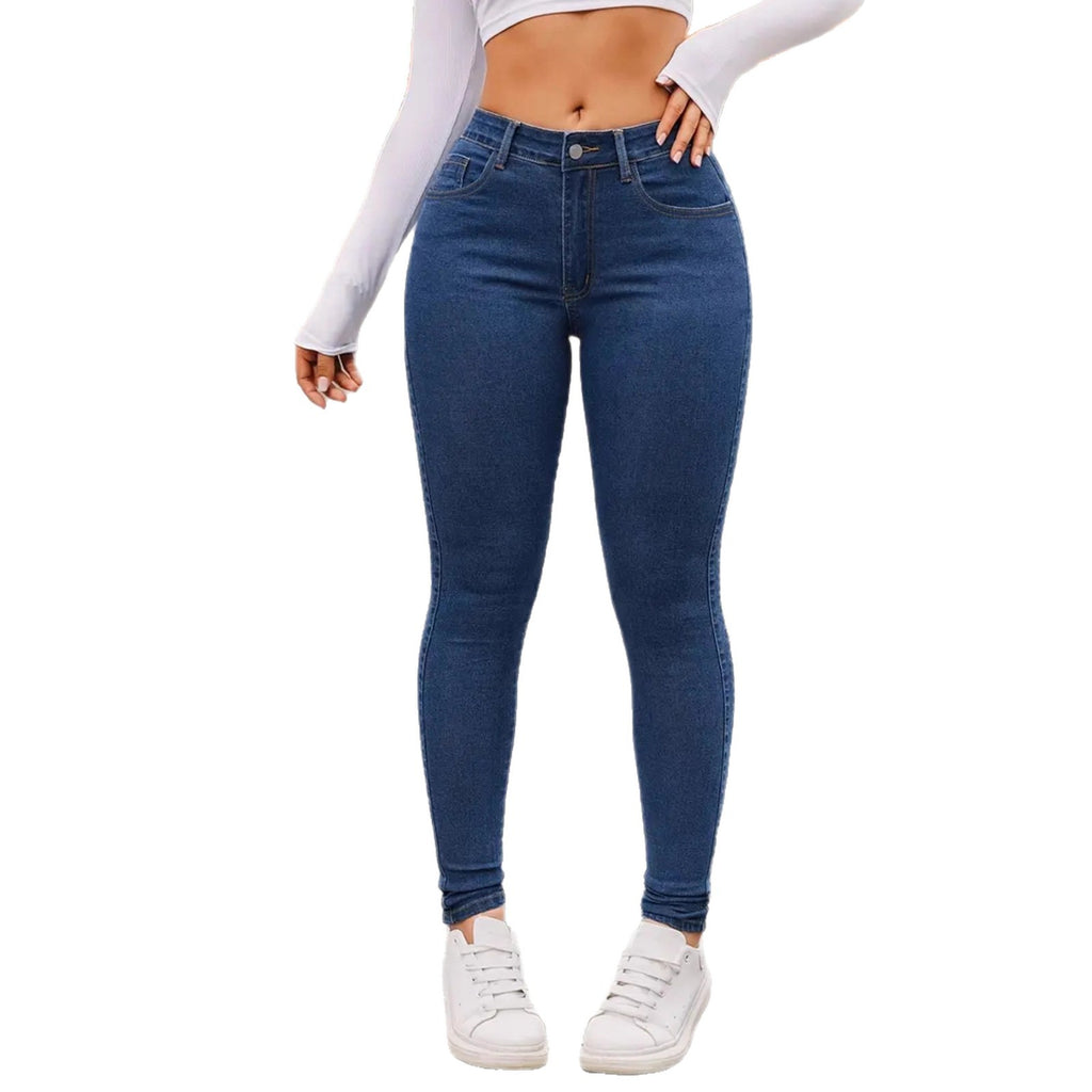 Stretchy slim-fit pants
