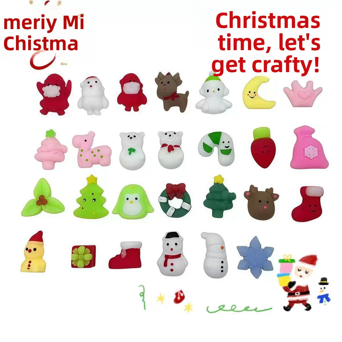 Halloween/Christmas assorted Squishy Fidget Toys