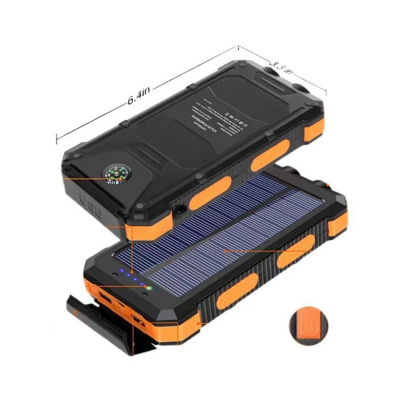 Outdoor waterproof solar charging device